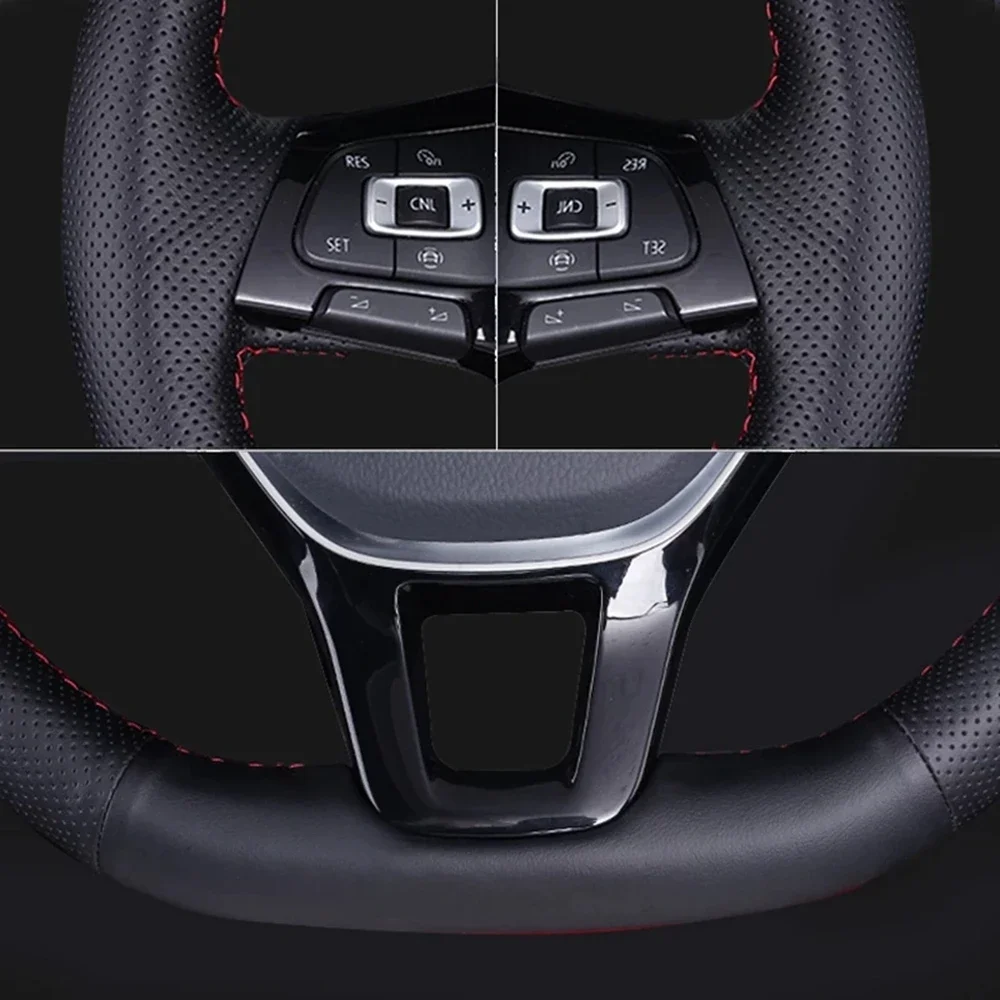 Microfiber Leather Car Steering Wheel Cover For Honda Fit Jazz City 2009-2013 Insight 2010 2011 2012 2014 Car Accessories view 2