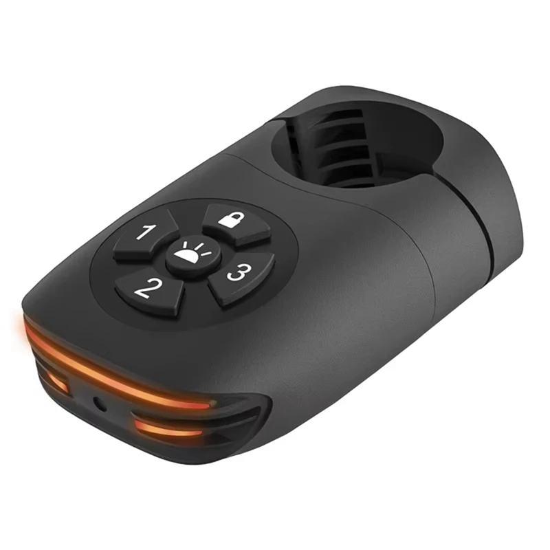 

4 Mode Smart Alarm Bicycle Bicycle Anti-Theft Alarm Tail Light 3 In 1 IP65 Waterproof One Touch Arming Night