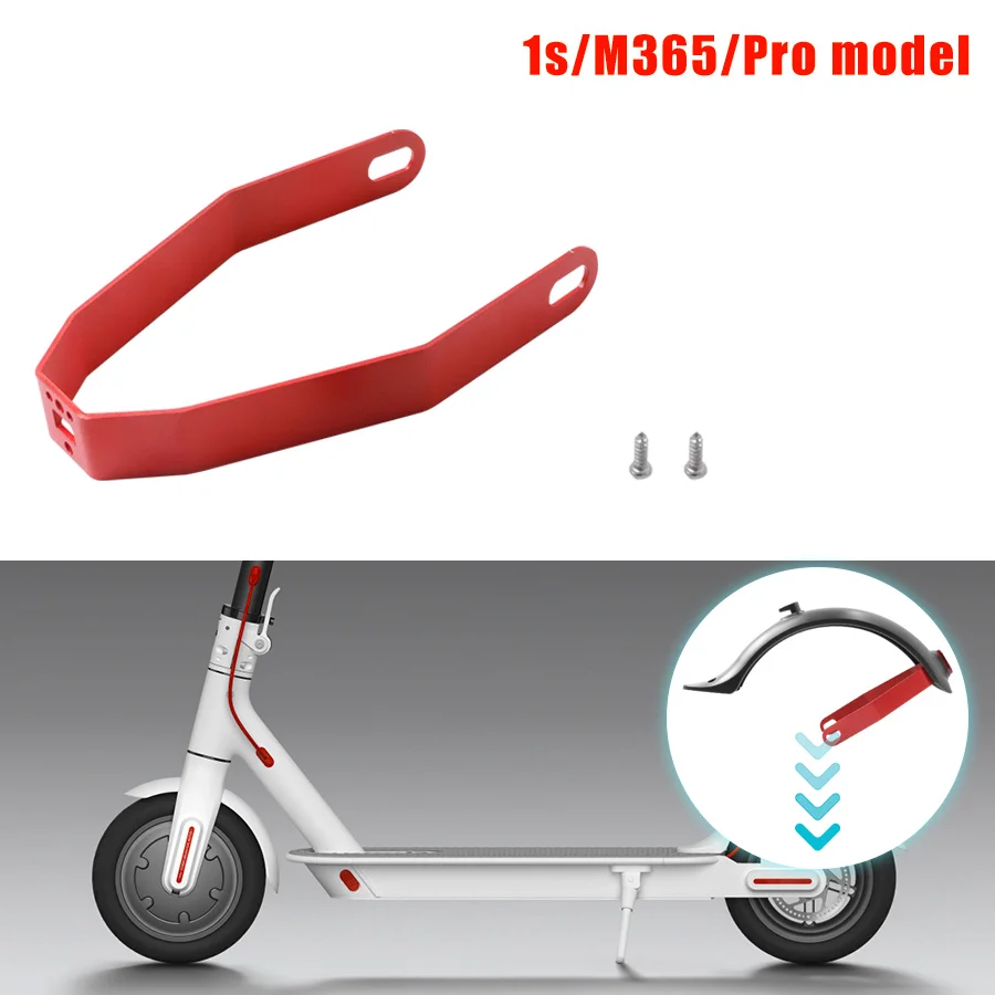 Scooter Rear Fender Mud guard Support iron Bracket Modification Compatible For Xiaomi M365/PRO/Pro2/1S/Essential 10 inch Tire