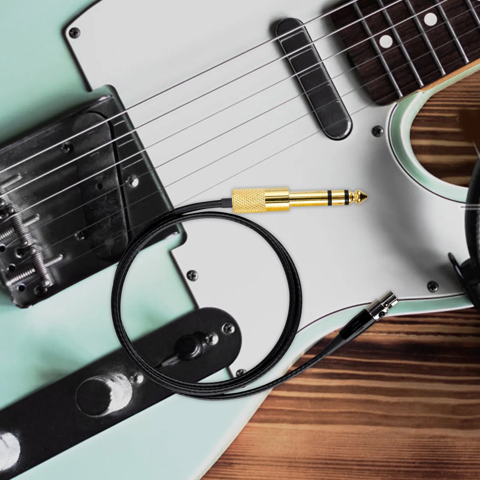 

2Pcs Stereo Jack Adapter Gold Plated Audio Converter 3.5mm to 6.5mm Headphones Microphone Guitar Piano Adapter for Headphones