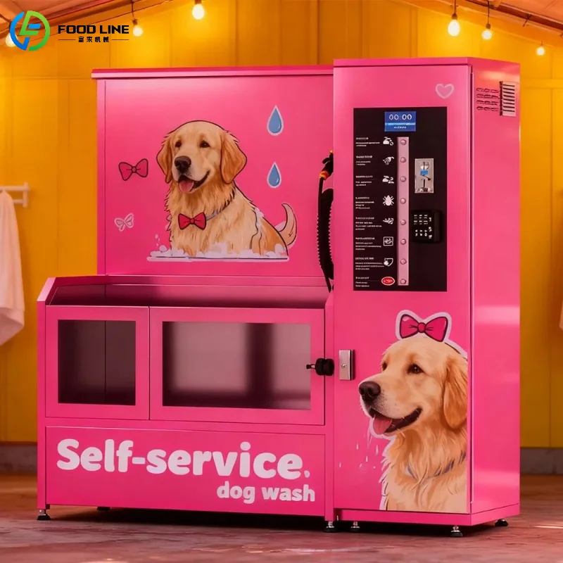 

Customized 24H Self-Service Pet Washing Machine High Pressure Nozzle Dog Cat Bathing Cleaning Equipment
