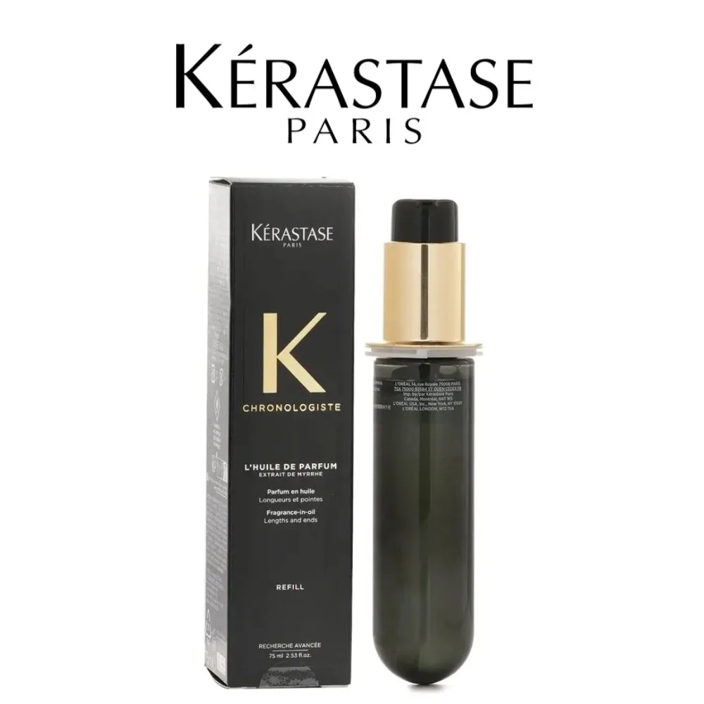 

Kerastase Chronologiste L Huile De Parfum Аромат в масле сменный блок 75 мл/2,54 унции, оригинальное средство для лечения волос, эссенция с маслом для ухода за волосами