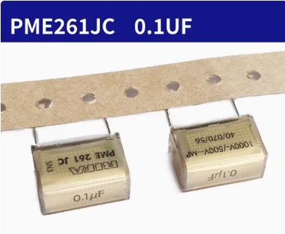 2PCS PME261JC PME 261 JC PME261 0.1UF 1000V-/500V-MP 100nF P=20.3mm FILM CAPACITOR