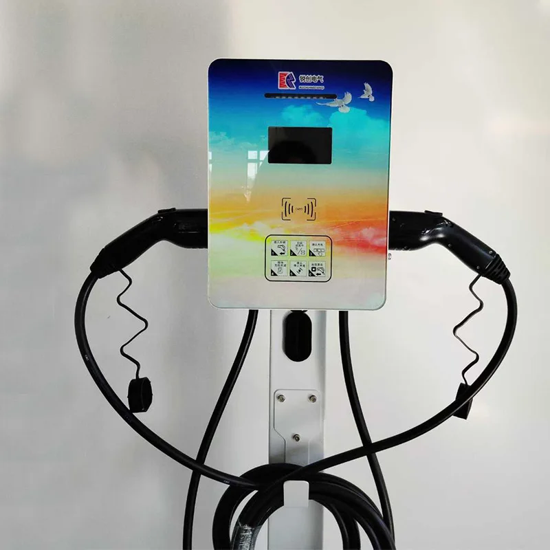 Home RFID Card 7Kw 11kw 14kw 22kw AC EV Charger Station Wallbox Automobile  AC Charging Pile
