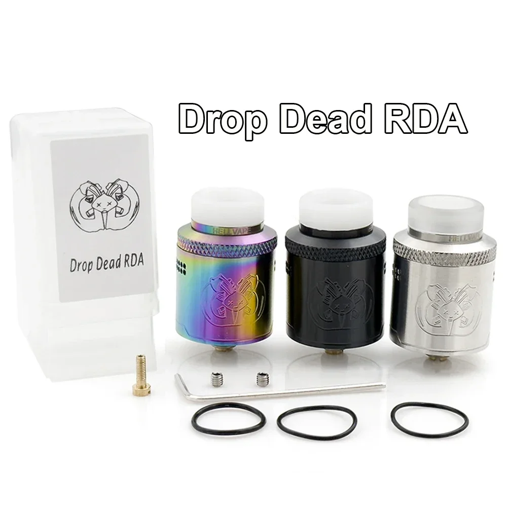 Atomizador de tanque de fluxo de ar ajustável, 810 dicas de gotejamento, Drop Dead Rabbit RDA, BF Squonk 510 Pin