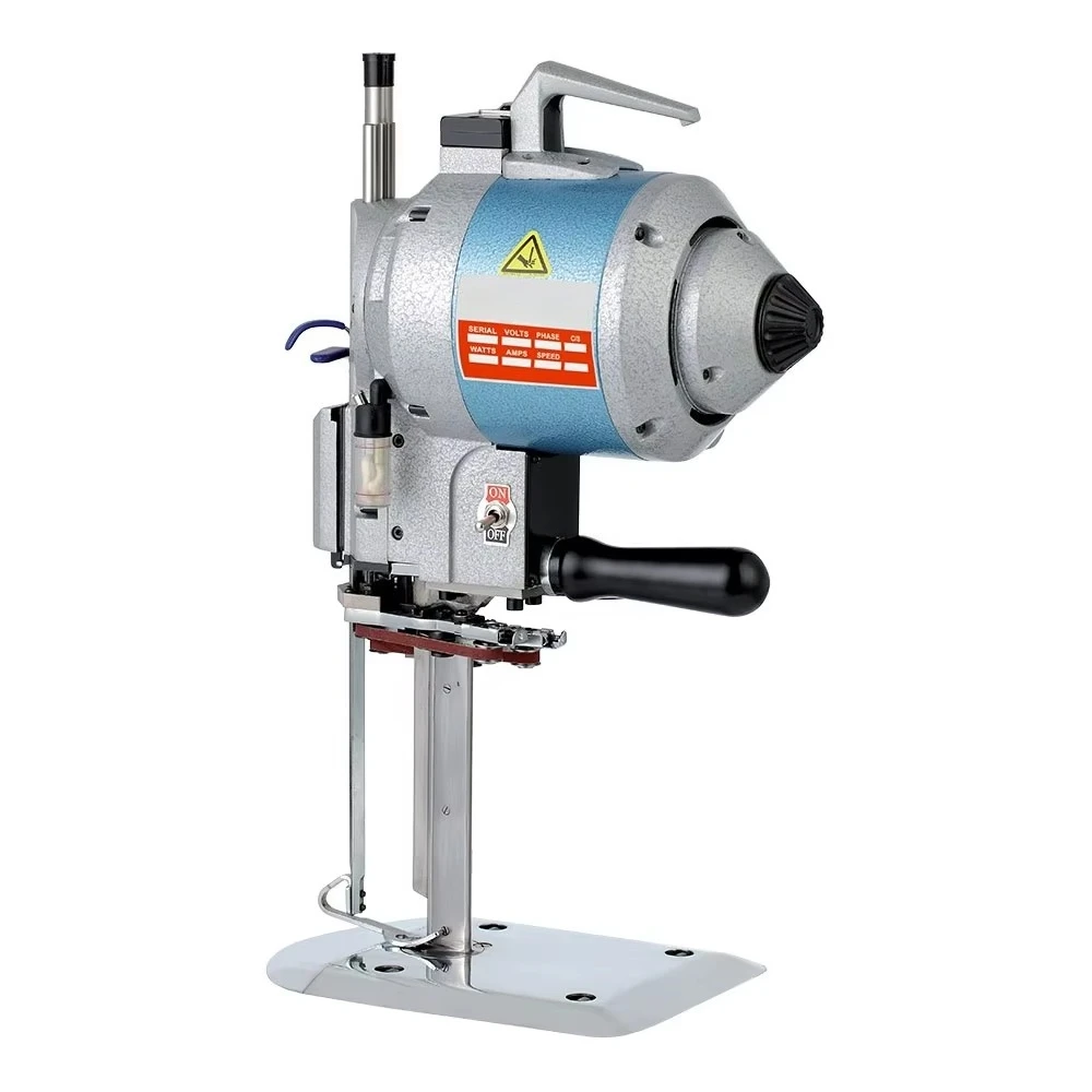YS-103 Vertical Straight Knife Fabric Cutting Machine, Auto-sharpening Electric Cloth Cutter for Textile Garment Factory