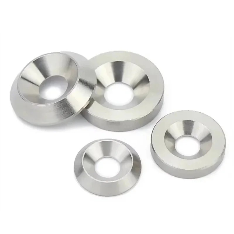 304 Stainless Steel Countersunk Washers Solid Tapered Convex Decorative Fish Eye Washers M3 M4 M5 M6 M8 M10