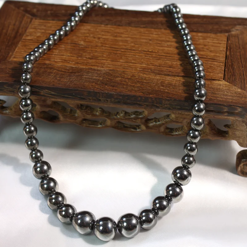 

Natural Terahertz Mother Chain Necklace, The Same Style for Men and Women, Fashionable and Simple
