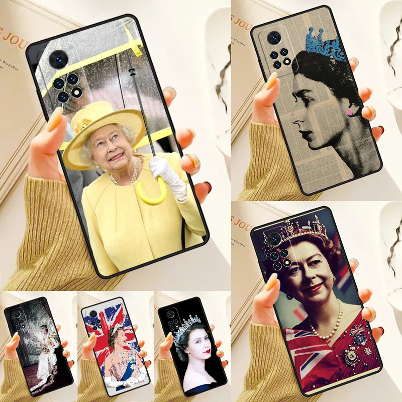 Queen Elizabeth 2 Case For Samsung Galaxy S24 Plus S23 S20 S21FE Lite S22 Ultra Note 20 S8 S9 S10 Phone Coque