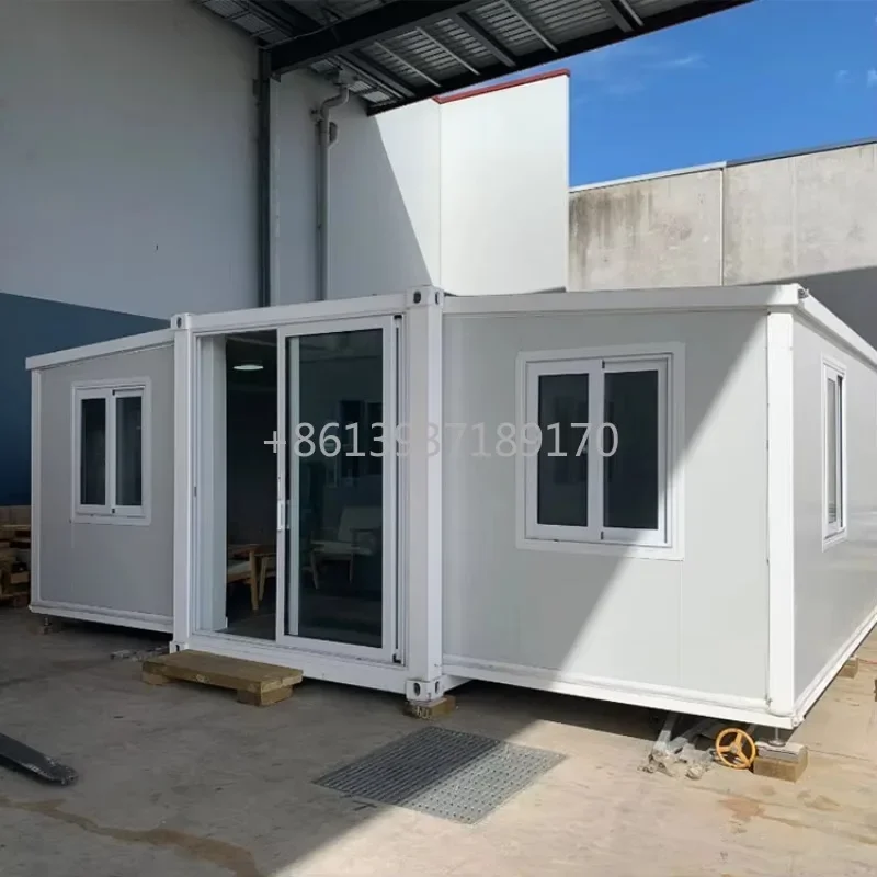 Waterproof Expandable Container House 3 Bedrooms 20ft 40ft Luxury Homes Extended Expandable Container House