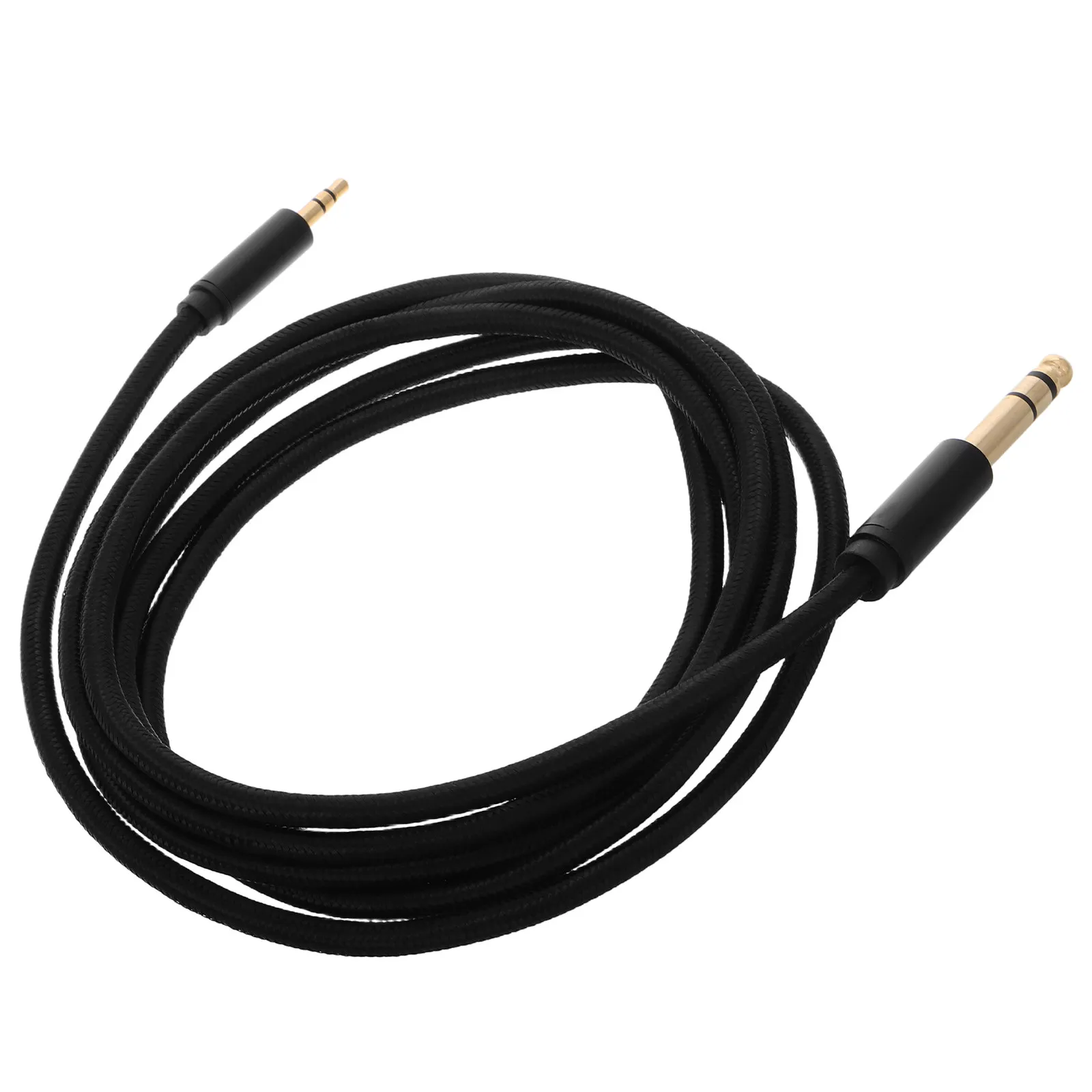 Audio Cable 3.5mm to 6.5mm Male to Male Stereo Cord Wear Resistant for Guitar Amp Speaker Mixer Headphone Piano Audio Equipment