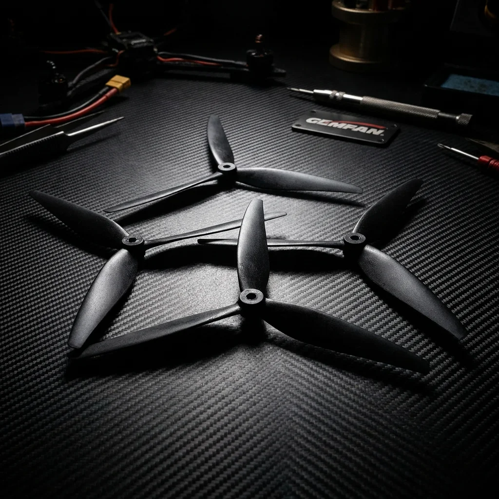 

2 Pair Gemfan 1270 12x7x3 3-Blade 12inch Glass Fiber Nylon Propeller CW CCW Cinelifter Macro Quad Props LR8 RC FPV X-Class Drone
