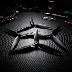2 Pair Gemfan 1270 12x7x3 3-Blade 12inch Glass Fiber Nylon Propeller CW CCW Cinelifter Macro Quad Props LR8 RC FPV X-Class Drone
