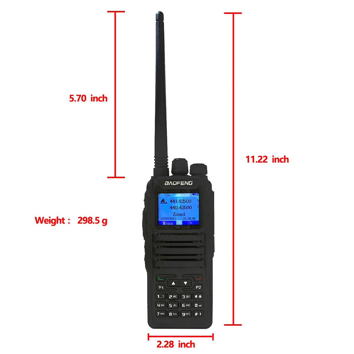 Baofeng DMR DM-1701 RD-5R Open GD77 Dual Mode Analog And Digital Walkie Talkie Tier 1+2 Dual Time Slot Ham Twao Way Radio