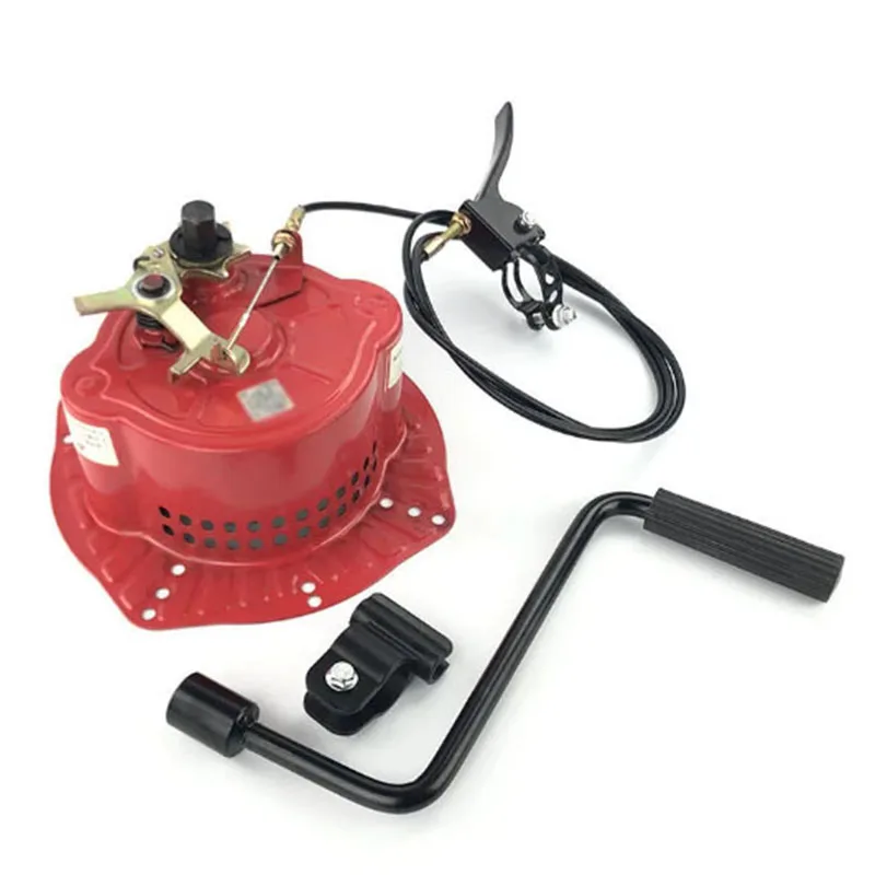 

Diesel Engine Hand-Cranked Tiller Accessories No-Pull Starter Diesel Engine Easy To Start No-Pull Air-Cooled