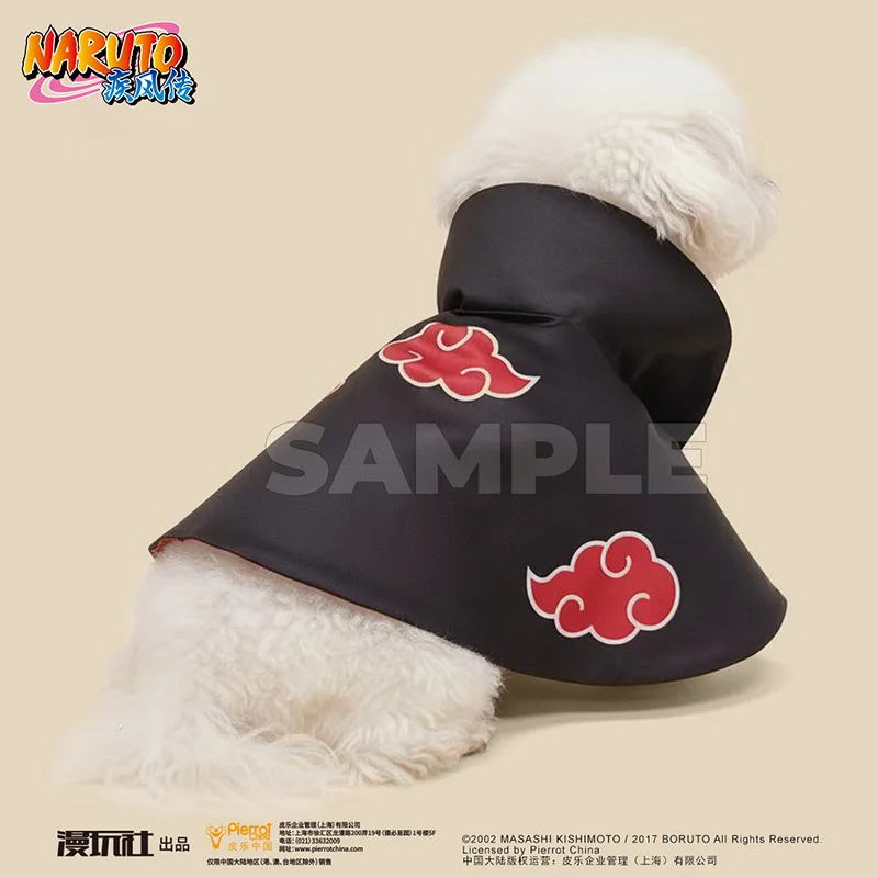 NARUTO Minato Akatsuki China autorización oficial Cosplay mascotas gorra disfraz capa