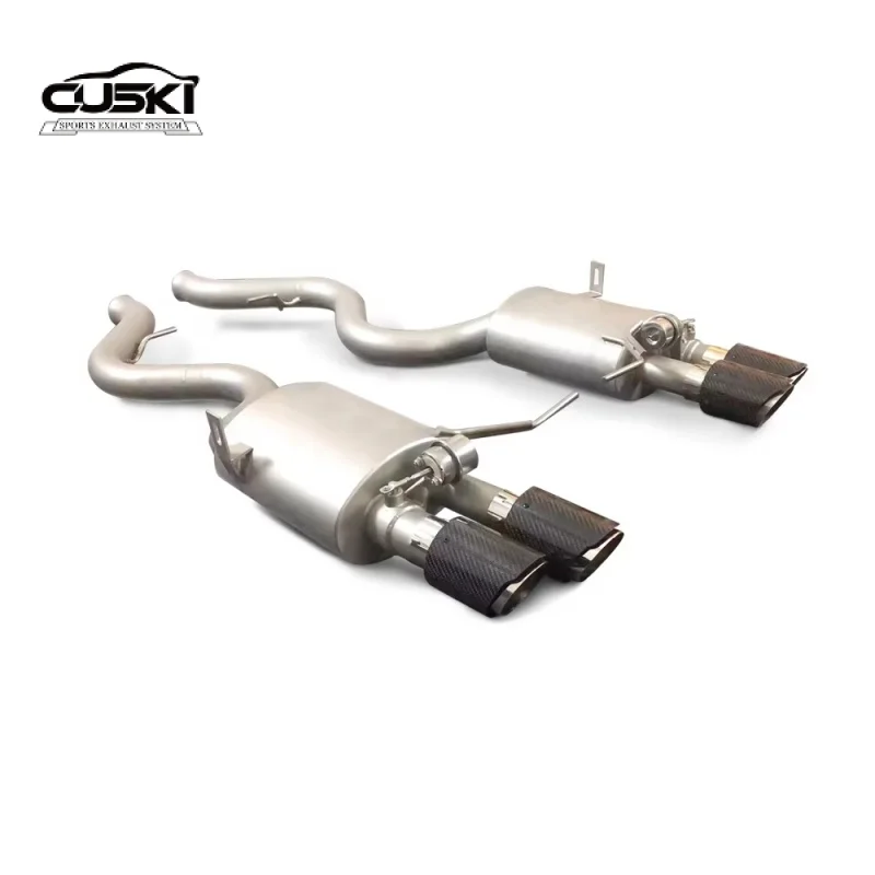 Catback exhaust for BMW M3 E90 E92 E93 4.0l 2008-2013 Valve Sports Exhaust Carbon Fiber Tail Nozzle Control power output
