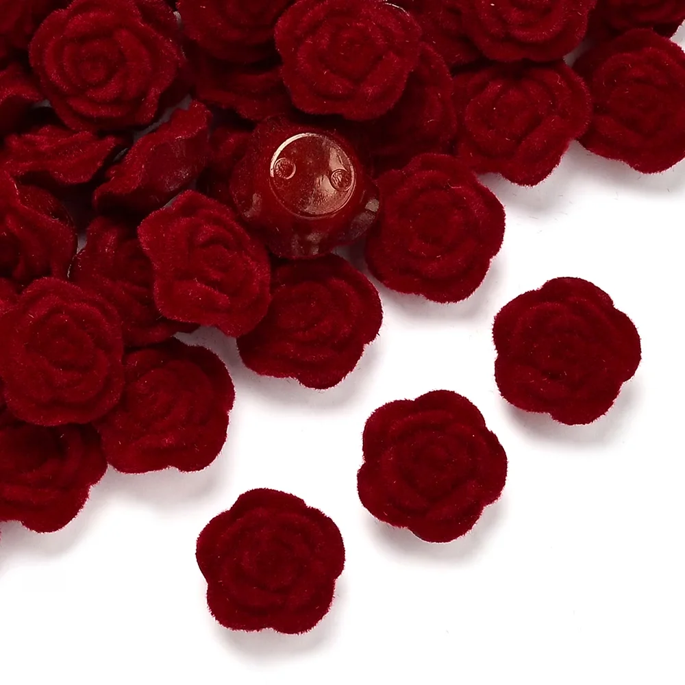 Bead Mat Velvet - 30 cuentas planas de resina romántica