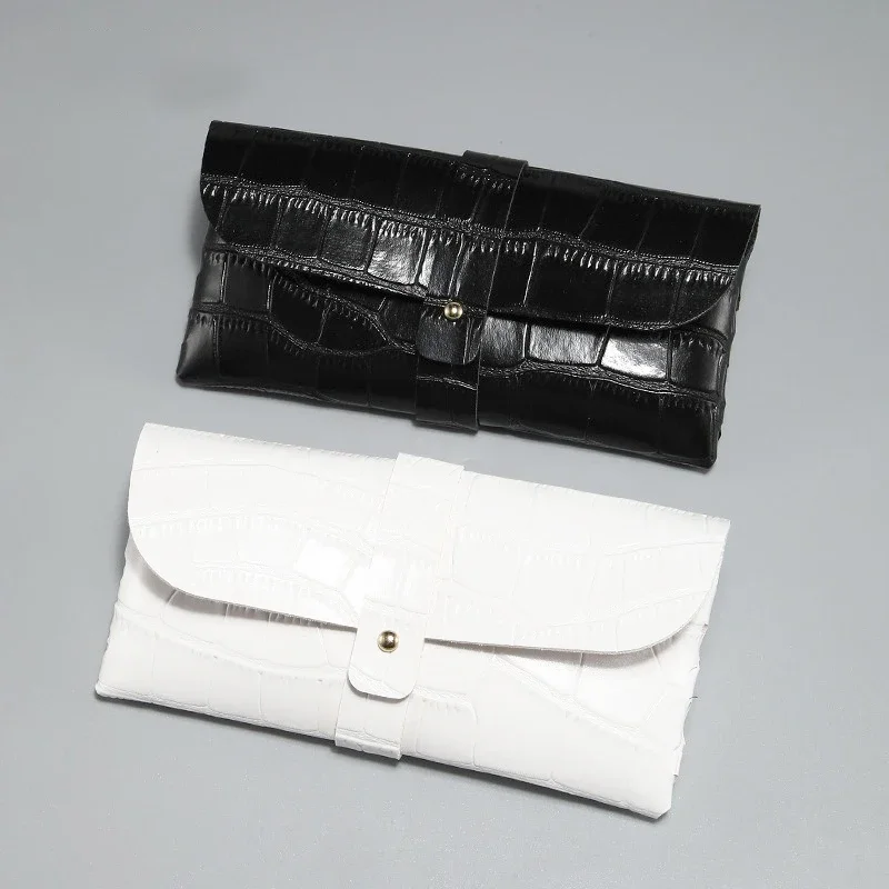 المحمولة الجلود مشبك حقيبة النظارات الشمسية النظارات المنظم مكافحة الضوء الأزرق قصر النظر نظارات عدسة حماية نظارات حامل