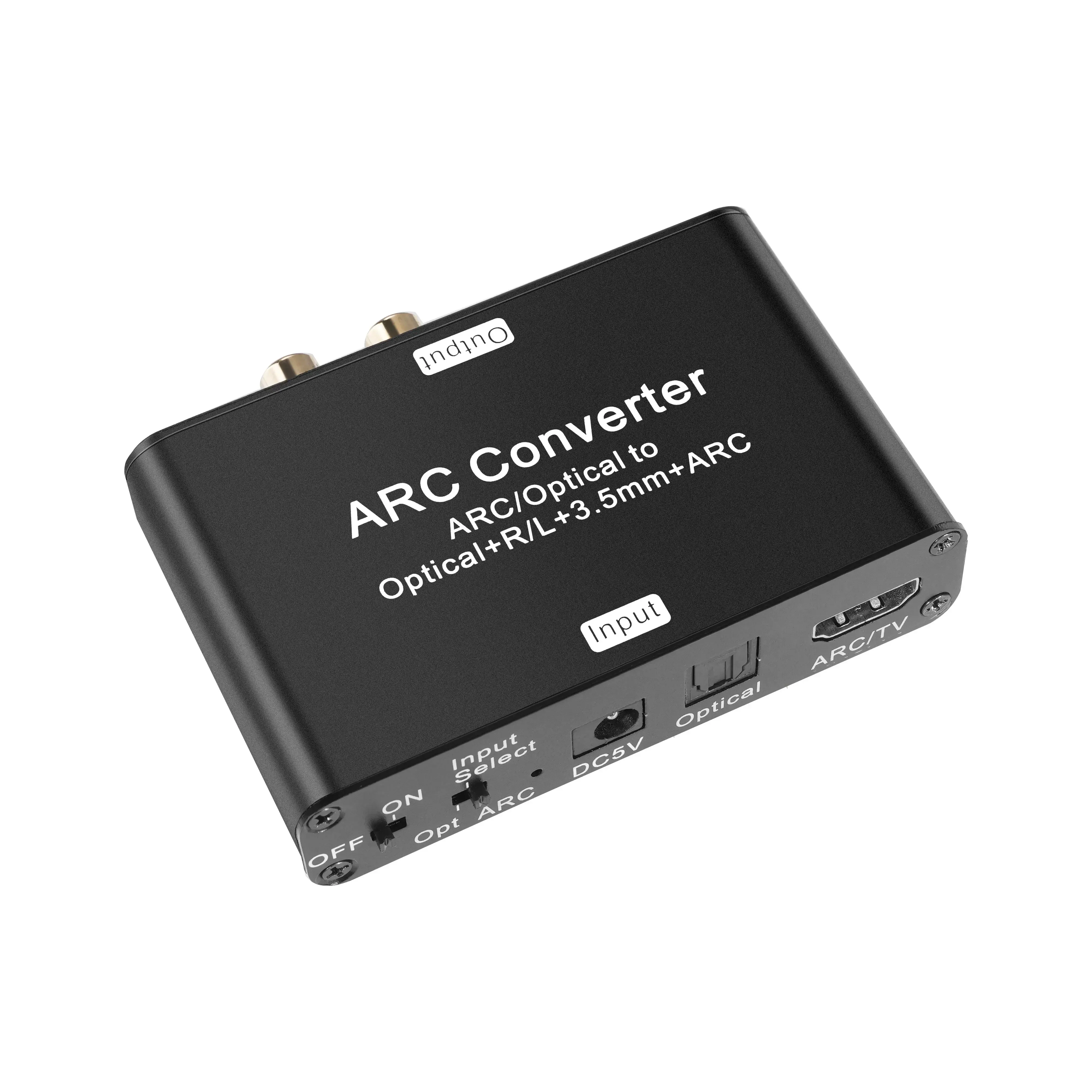 192 kHz ARC Audio Extractor HDMI ARC Return Extractor DAC Konverter ARC SPDIF optisch auf optisch 3,5 mm L/R Stero Audio Extractor – Detail 1
