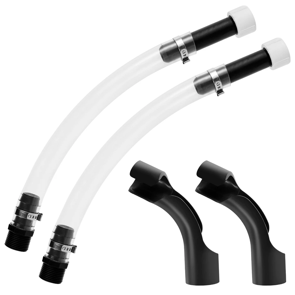 Practical Racing Fuel Filler Hose Transparent PVC Gas Tank Hose Universal Fuels Replacement Jug Cap With Hose Bender Car