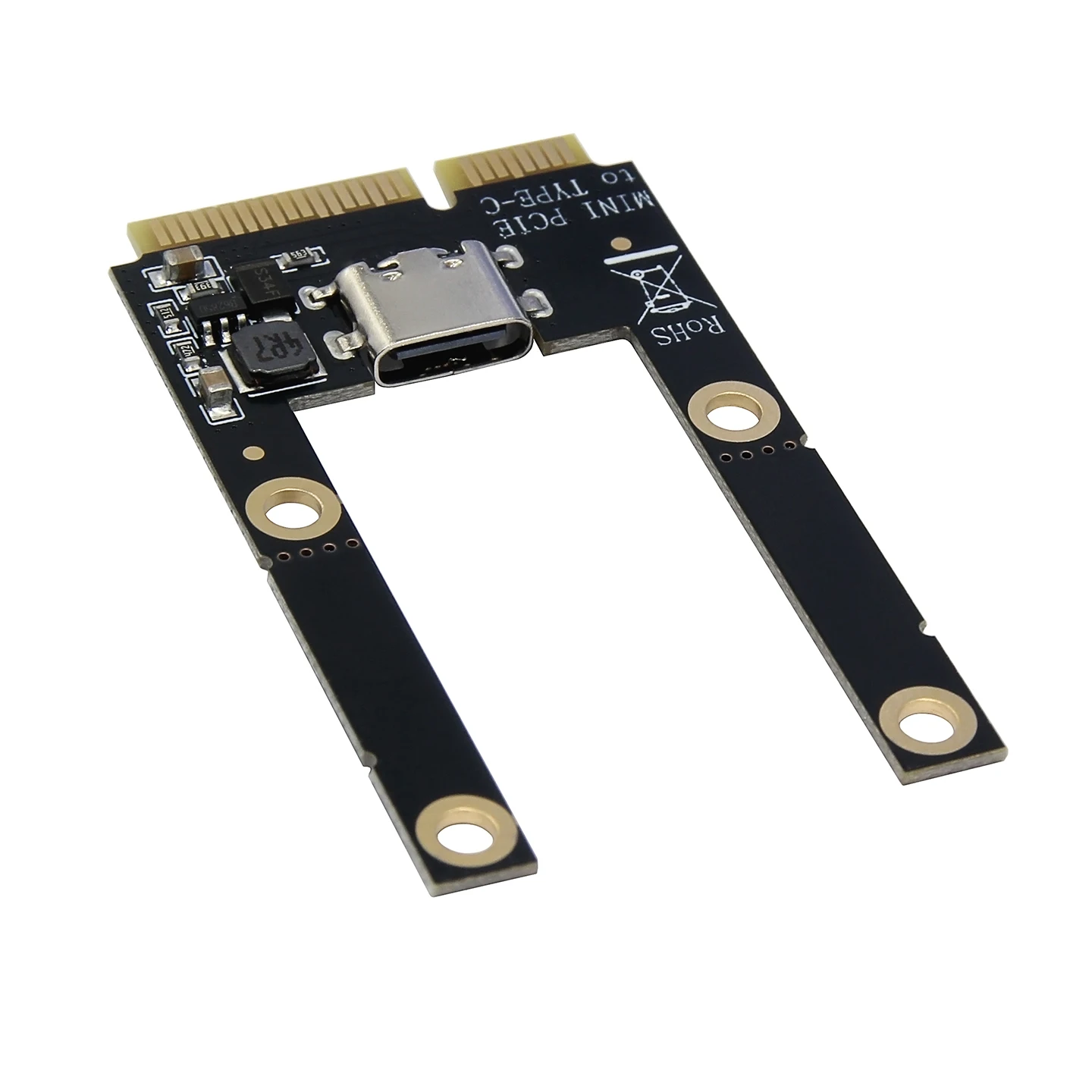 بطاقة محول PCI صغيرة إلى TF Type-C بسرعة 480 ميجابت في الثانية، قارئ بطاقات فردي WiFi إلى TF، مناسب لآلات الألعاب الصناعية