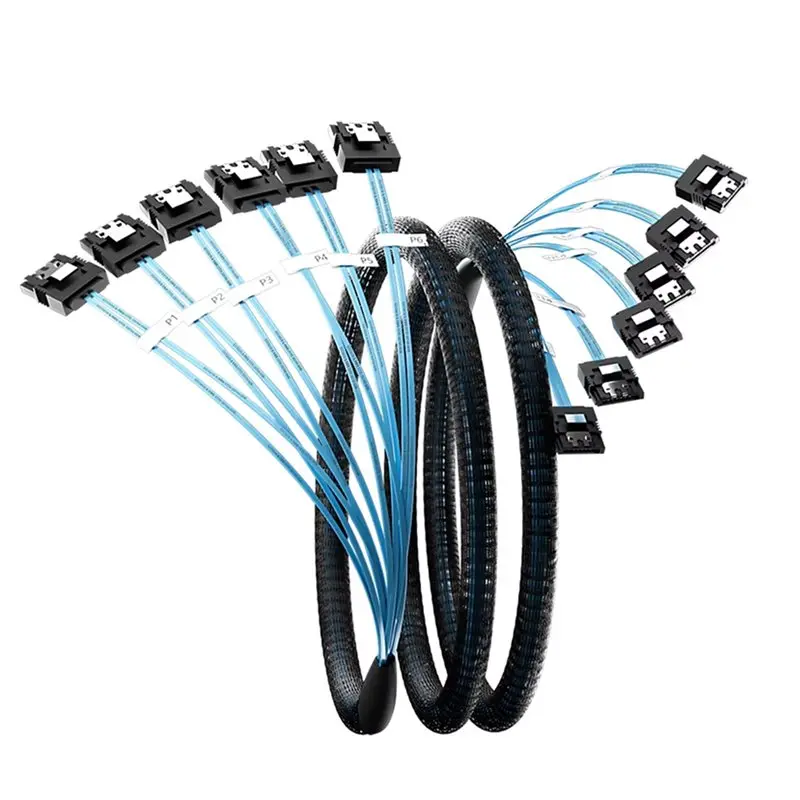 A53M-Hard Drive Connection Cable For Server Bitcoin Computer SSD HDD CD DVD Drives Straight Connector Computer Cables 0.5M