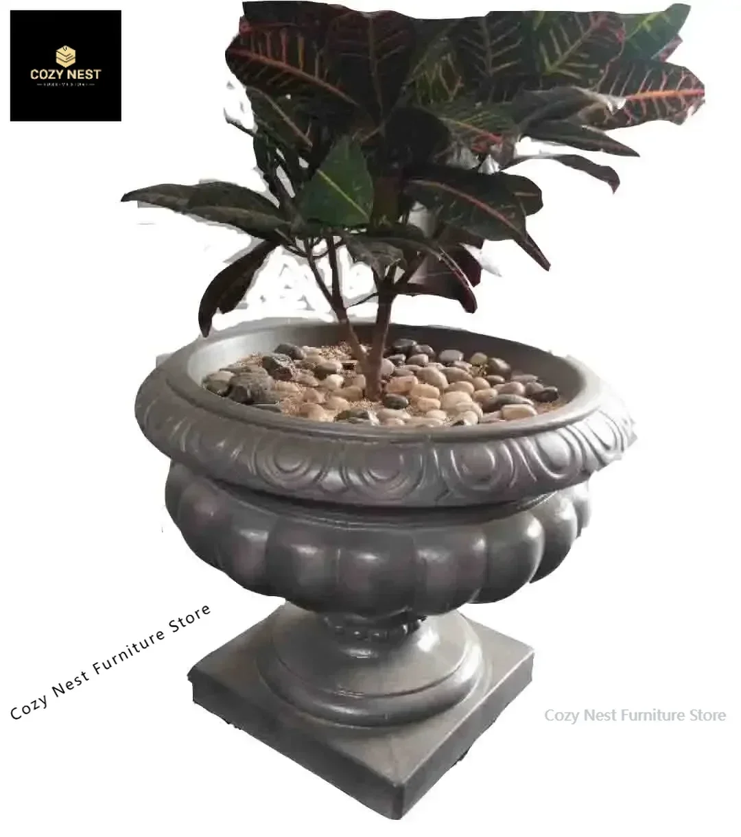 Reazone ABS High Quality Diameter 60cm Plastic Precast Concrete Flower Pot Planter Molds for Sale