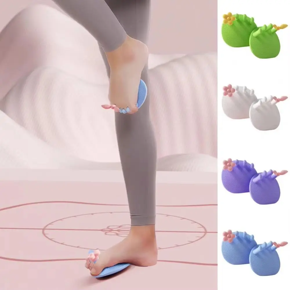 

1 пара тренажеров для свода стопы с защитой от падения, мягкие нескользящие разделители пальцев, легкий комфортный корректор для пальцев ног, фитнес