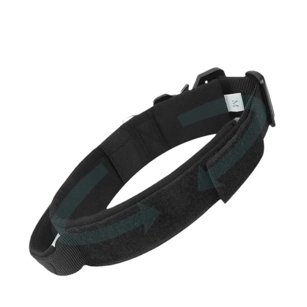 Tactical Dogs Collars with Handle Heavy Duty Military Dog Collar for Medium Large Dogs Collar with Quick Release Pets Collar view 6