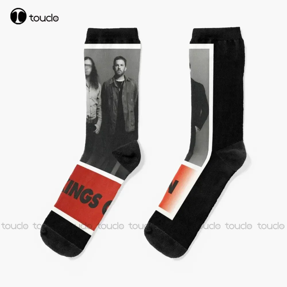 Music Vintage Kings Of Leonkings Gift Movie Fans Socks Cotton Socks For Women 360° Digital Printing Custom Gift Streetwear Funny