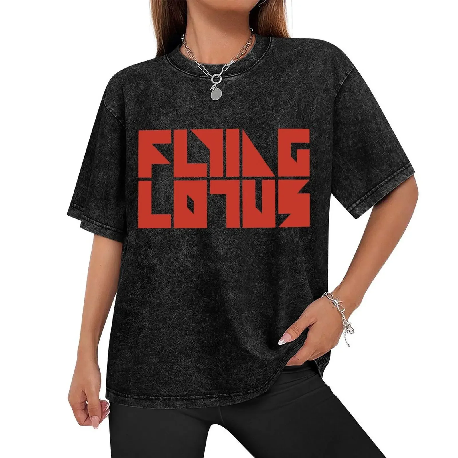 Flying Lotus Red Transparent T-Shirt custom t shirt vintage graphic tee oversized t shirt t shirts men