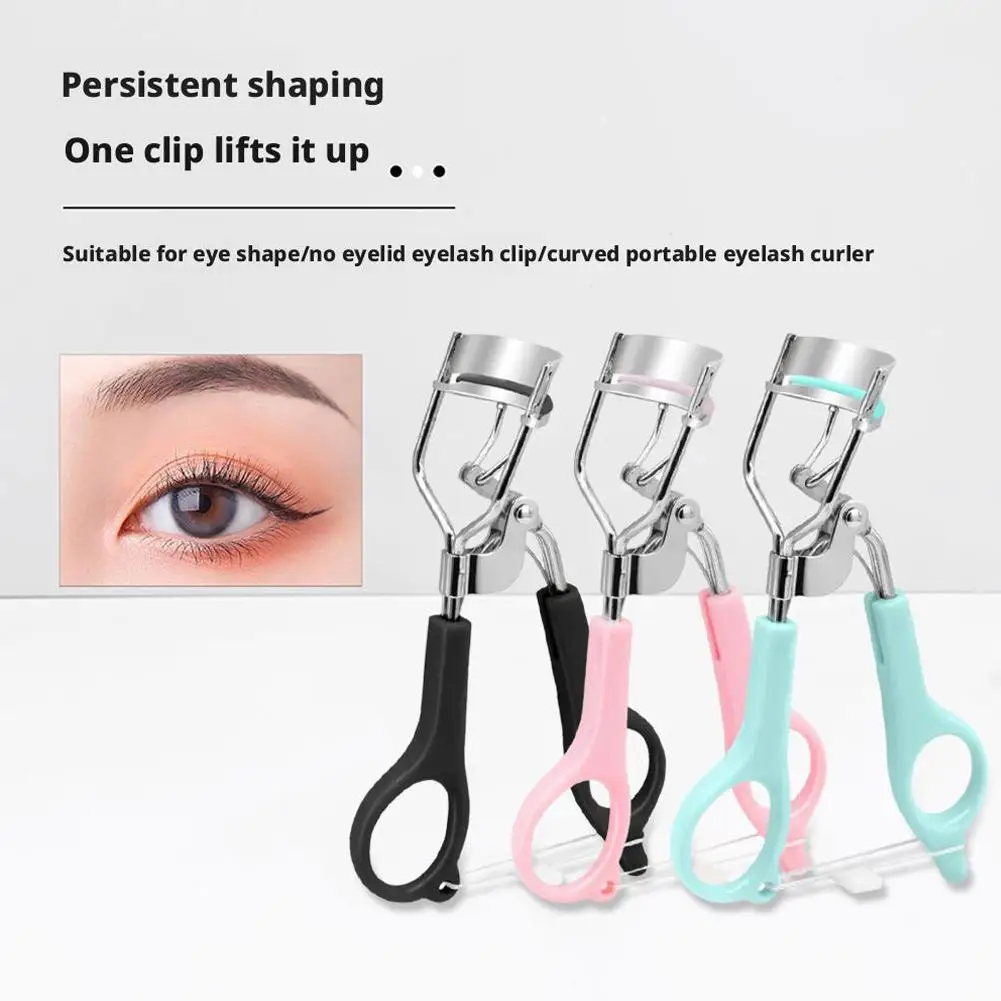 Pro Makeup Eyelash Curler Beauty Tools Lady Women Nature Lash Handle Cute Curl Curler Eye Style Eyelash T8W6