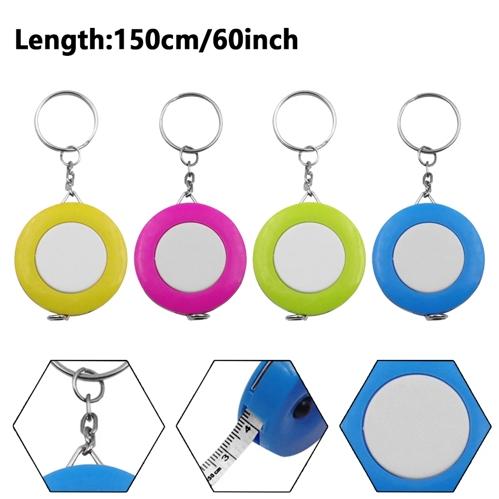 Accessories Measure Tape Ruler Tape Blue/red/green/yellow Plastic Portable Tailor Tape Measure 150cm Ruler Length