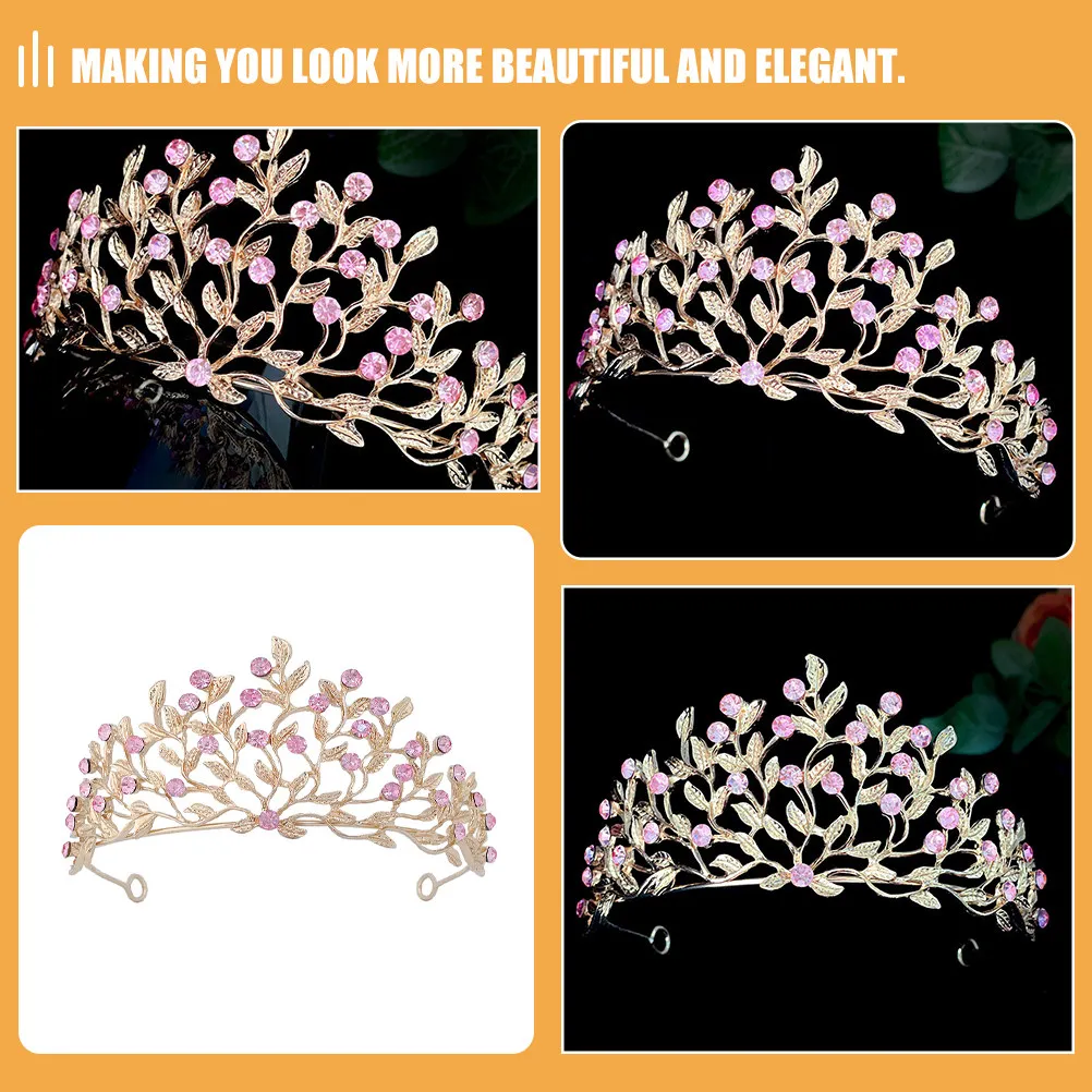 

Premium Shiny Crystal-Embellished Bridal Headband Tiara Crown for Wedding Ceremony Party Prom Graduation Formal Occasion