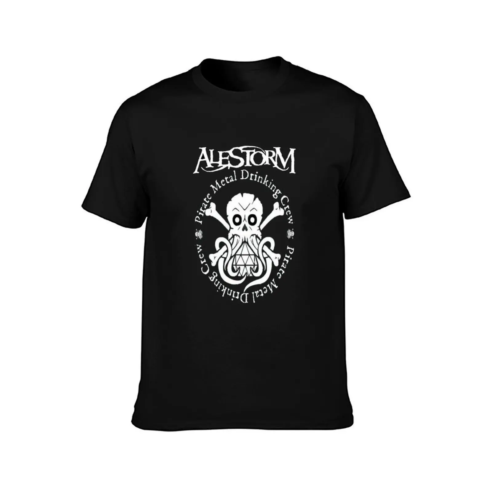 alestorm logo new Pirate Metal Drinking Crew T-Shirt Basic Tee Shirt for Everyday Outfit T-Shirt