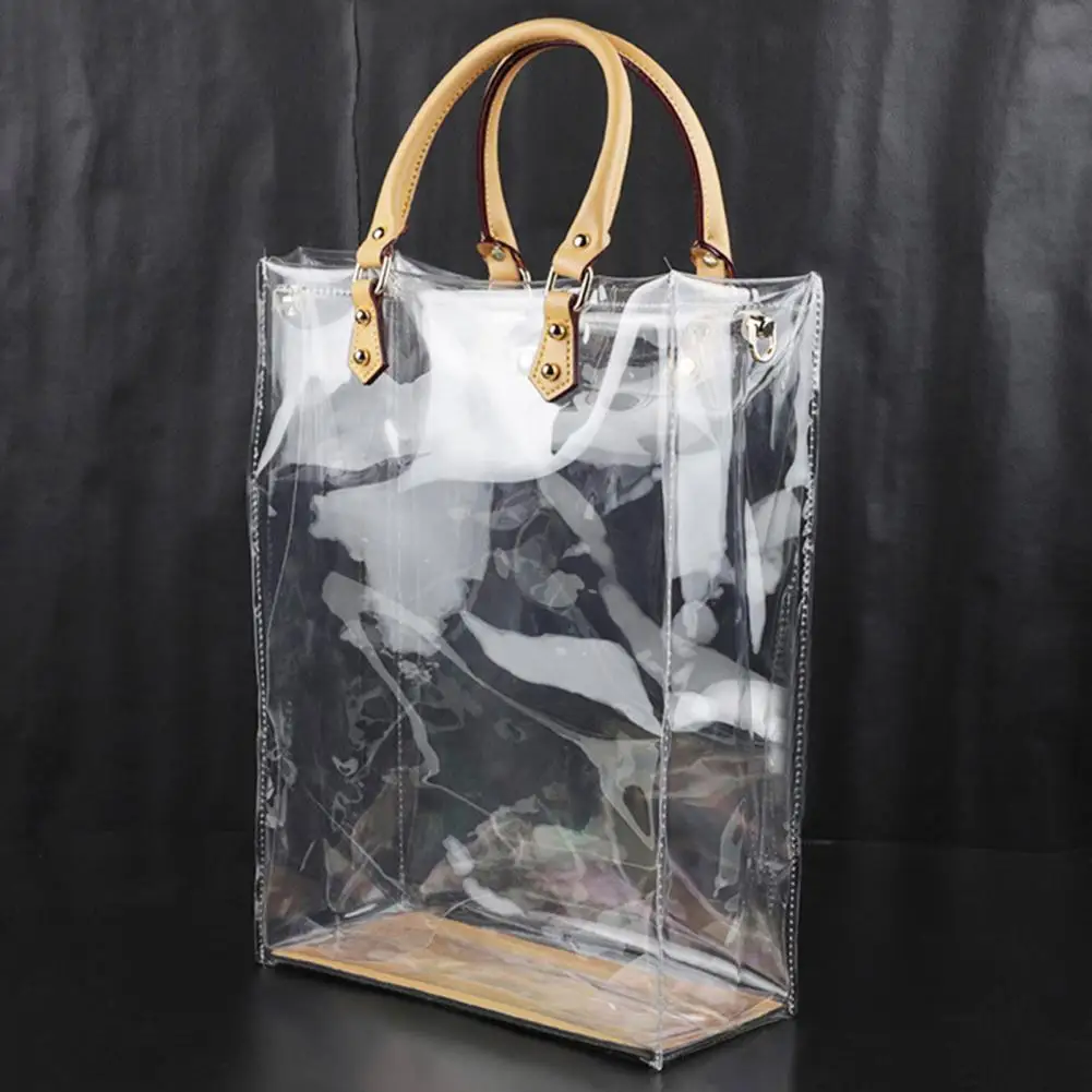 Borsa in Pvc impermeabile in Pvc trasparente Tote Bag Craft Kit fai da te borsa che fa Set con accessori per la moda fatta a mano Tote fai da te