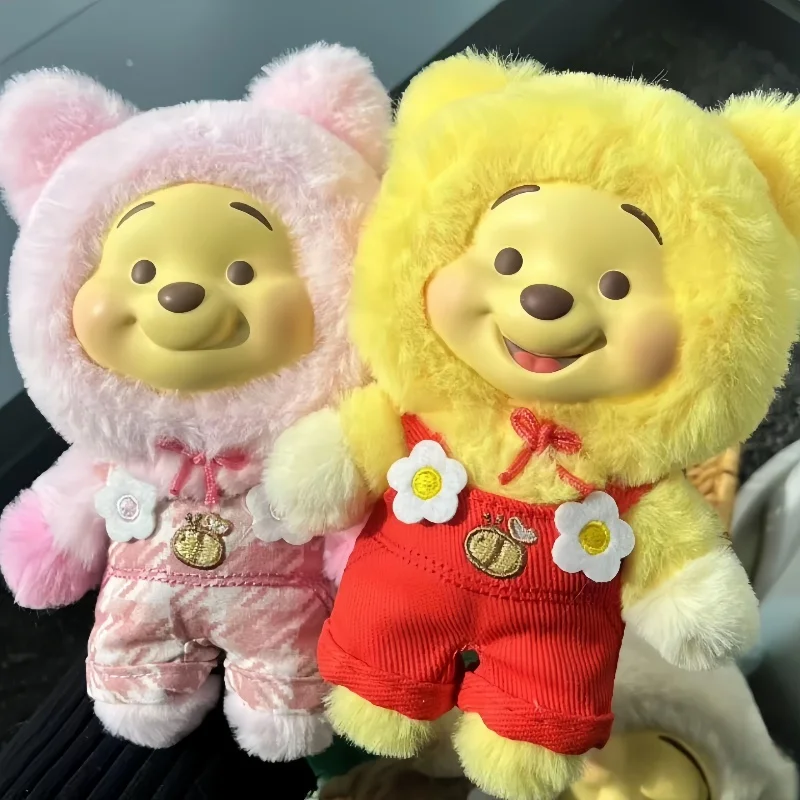 Nowa Miniso Disney Kubuś Puchatek Cukierkowa Seria Blind Box Śliczna Winylowa Zawieszka na Twarz Pupu Miś Lalka Modny Trend Zabawka Prezent dla Dzieci