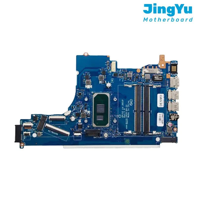 For HP 15-DA 15T-DA  Laptop Motherboard LA-J951P Notebook Mainboard CPU I3-1005G1 I5-1035G1 I7-1065G7  UMA