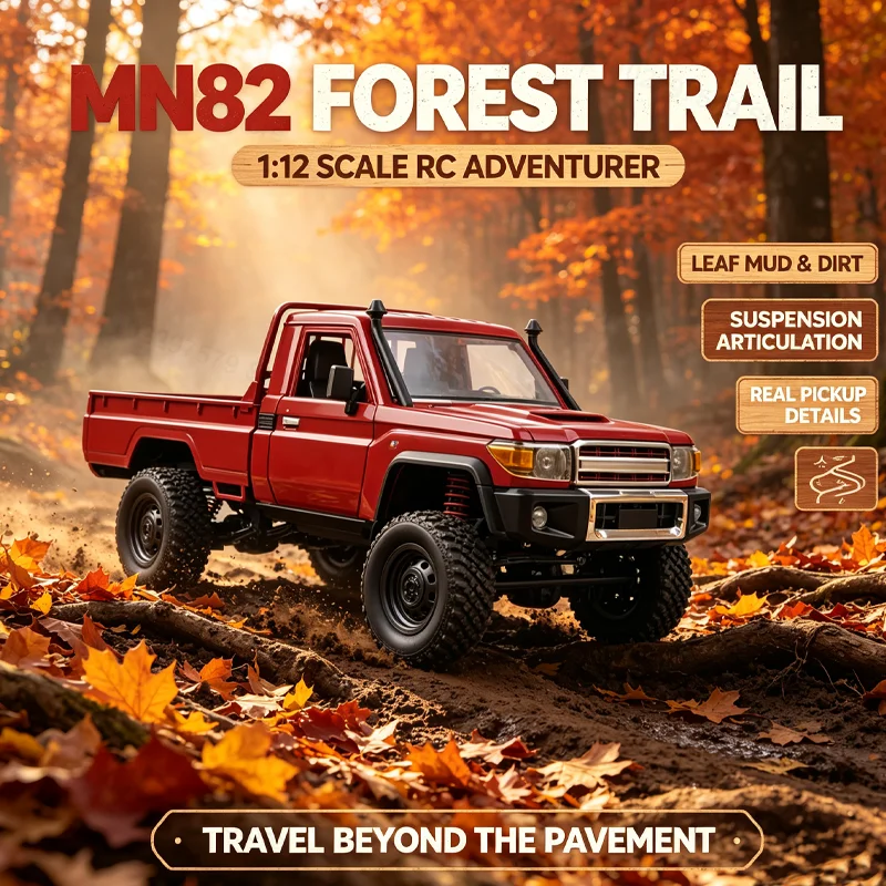 Dirt Brush Interior - MN82 Geüpgradede PRO Off-Road 4WD Pick-up