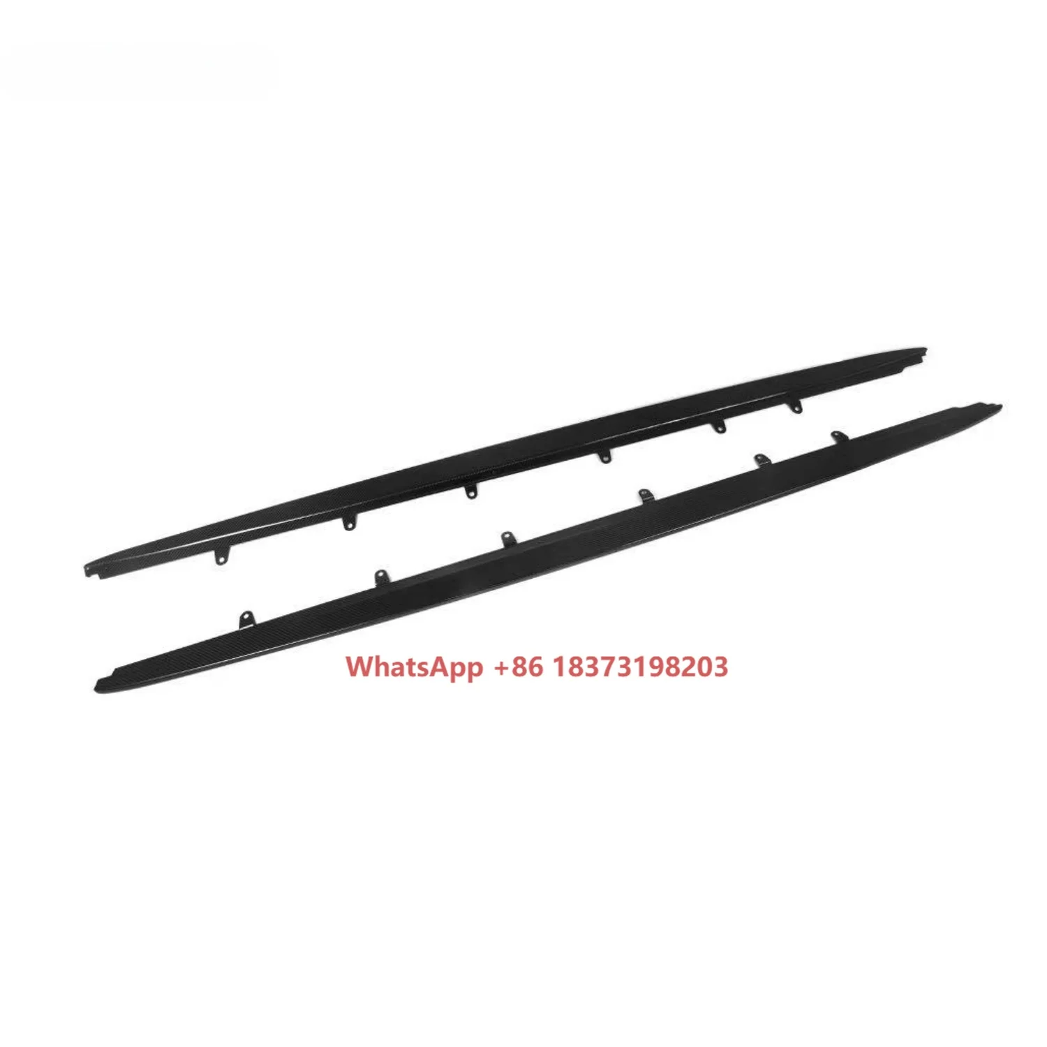 

2017-IN Automotive Dry Carbon Fiber Side Skirt Suitable for 5 Series F90 MP Style Carbon Fiber Extended Side Skirt