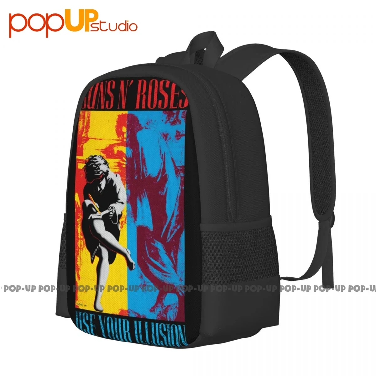 Guns N Roses Mochila de Grande Capacidade, Art Print Storage Bag, Corrida ao ar livre Bookbag, Use sua ilusão