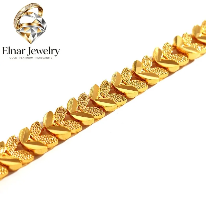 Elnar Jewelry Luxury 24K 9999 Pure Gold real gold Women's Watch Deduction Bracelet