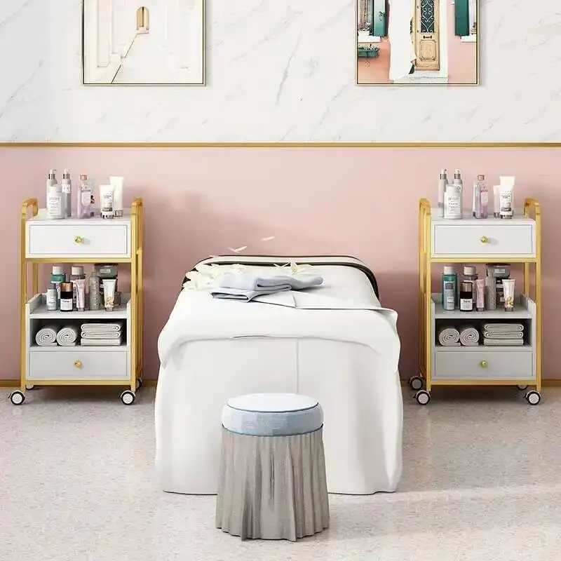 รถเข็นเก็บอุปกรณ์เสริมสวยสำหรับร้านเสริมสวย รุ่น ST011