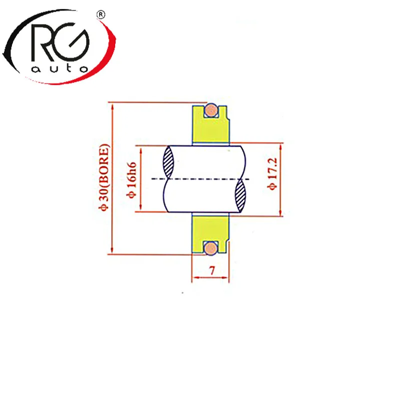 NP TV12C/14C,TV12EC/TV12SC Automotive AC compressor shaft seal  oil shaft seal mechanical shaft seal