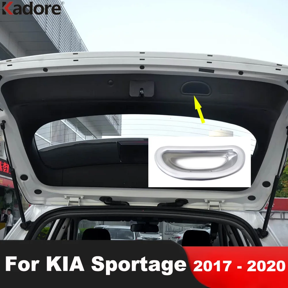 

Задняя ручка багажника, накладка на чашу для KIA Sportage 2017 2018 2019 2020, матовые автомобильные ручки задней двери, чашки, аксессуары для интерьера