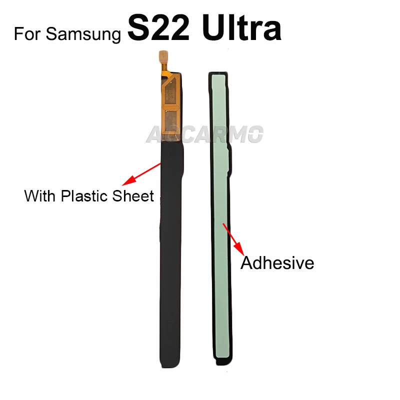 Aocarmo Stylus Touch S Pen Flex Cable Wireless Induction Coil With Plastic Plate And Adhesive For Samsung Galaxy S22 Ultra S22U