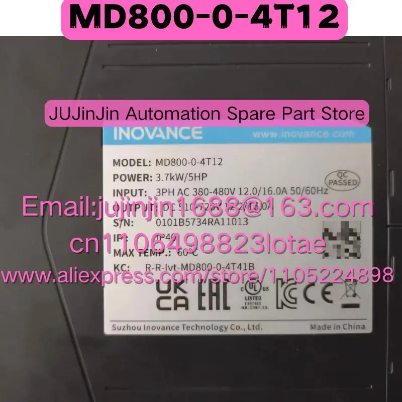 MD800-0-4T12  Used In Good Working Condition Quick Shipment