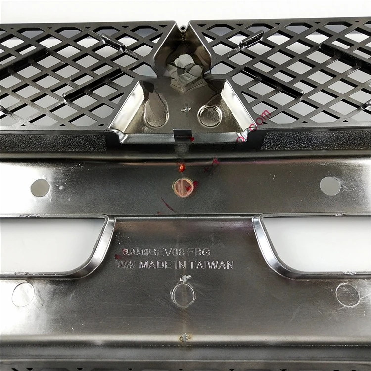 Front Bumper Chrome Grille Surround – 2008-2015 Lancer Evolution – Aftermarket