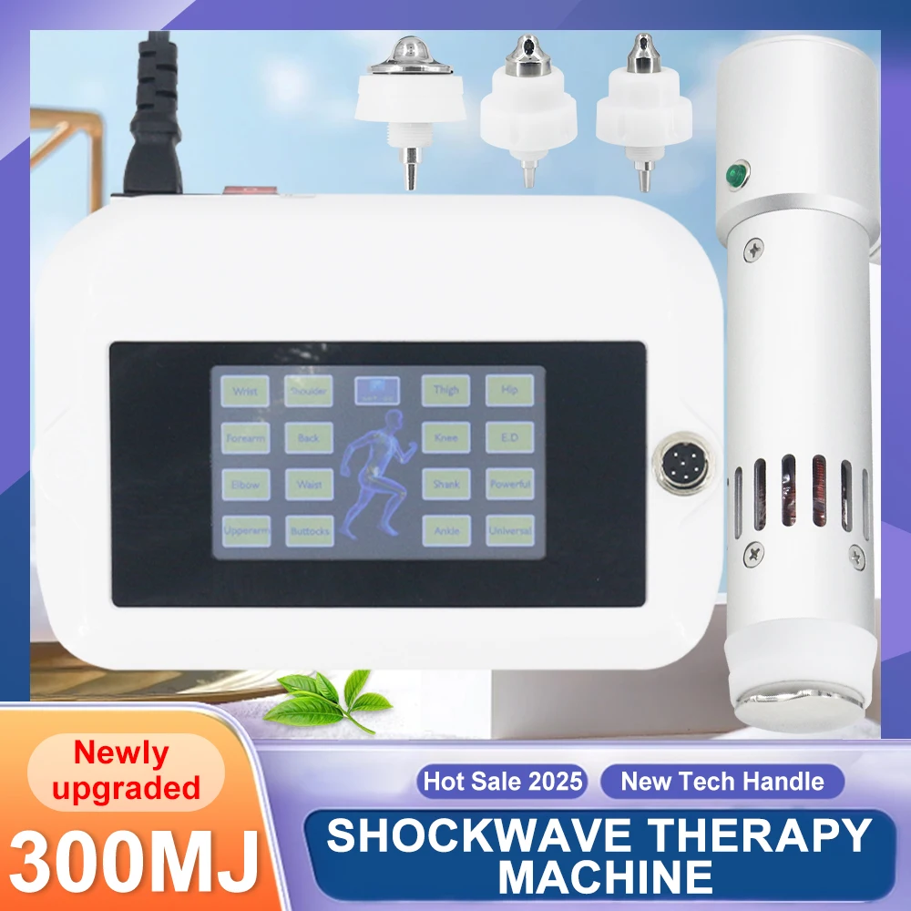 

300MJ Shockwave Massager For ED Erectile Dysfunction Treatment Foot Pain Relief Shock Wave Therapy Machine Newest Tech Handle